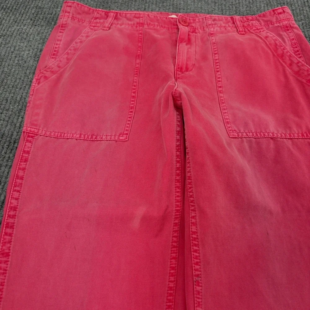J Crew Pants Womens 10 Pink Cotton Favorite Fit Utility Chino Casual Preppy